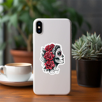 50 autocollants décoratifs imperméables de style gothique nord-européen, créatifs, pour bouteilles d'eau et téléphones portables