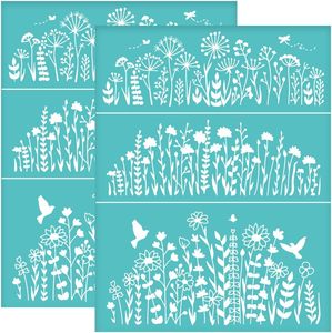 Pochoirs de sérigraphie pour Noël Transferts de craie réutilisables DIY <span class=keywords><strong>Pochoir</strong></span> de sérigraphie auto-adhésif pour <span class=keywords><strong>peinture</strong></span> sur bois - Product Image 1