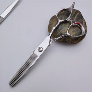 Ciseaux de coiffure Inoue Kagaku en acier inoxydable 440C, ciseaux à effiler à long manche, 26 dents, ciseaux plats, outils de coiffeur - Product Image 3