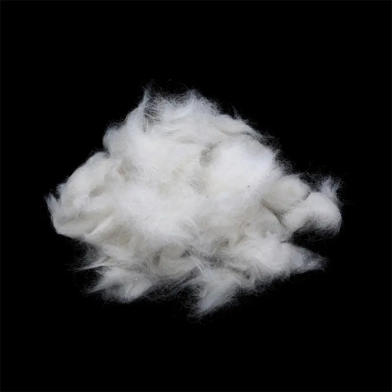 Angora-fibra de lana blanca de pelo puro, precio de fábrica, 100%