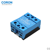 Relais statique monophasé/triphasé CORON GGB Series 10A-120A 24-480VAC/5-220VDC avec bornes à vis et couvercle de sécurité