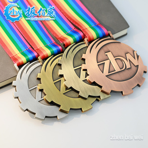 Medalla Deportiva de Aleación de Zinc en Plata, Bronce y Oro, con Rotación 3D, para Fútbol, Maratón, Carreras, Personalizable, Ecológica, Grabado Láser - Product Image 5