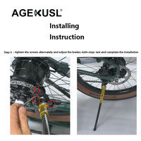 Béquille de vélo en alliage de carbone pour vélo pliant de 20 pouces Brompton Gline D10