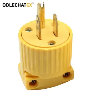 Giallo NEMA5-15 15A 125V 2P + E 3pin US USA stati uniti presa americana