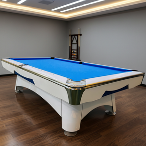 Table de billard <span class=keywords><strong>en</strong></span> bois massif de 6e génération, 9 pieds, taille standard, table de billard personnalisée, qualité tournoi, pour la maison - Product Image 3