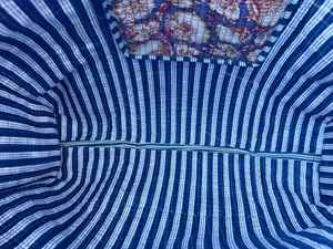 Bolso de Mano Acolchado de Algodón con Estampado de Bloques, Bolso de Hombro Premium para Compras Diarias y Viajes - Product Image 6