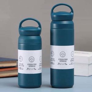 Bouteille d'eau isotherme en acier inoxydable avec couvercle, design minimaliste, pour voyage, performance thermique 6-12 heures, cadeaux d'affaires - Product Image 5