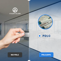 Film intelligent électrochromique auto-adhésif PDLC à cristaux liquides pour fenêtres de bureaux et résidentielles