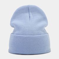 Gorro de Punto para Mujer y Hombre, Estilo Invernal, Cálido y Acogedor, Gorro de Calavera con Vuelta, para Niños, Niñas, Escolares, Actividades al Aire Libre, al por Mayor