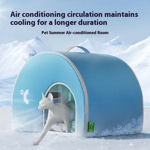 เตียงเต็นท์สัตว์เลี้ยงปรับอากาศบ้านสุนัขระบายความร้อนบ้านสุนัขแมวบ้านสุนัขใช้คู่สำหรับฤดูร้อนและฤดูหนาว - Product Image 2