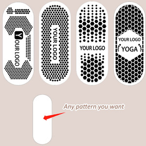 Yilong chất lượng chống trượt logo mờ Thiết kế nén cotton thể thao phụ nữ yoga Slouch tùy chỉnh Grip vớ Pilates - Product Image 5