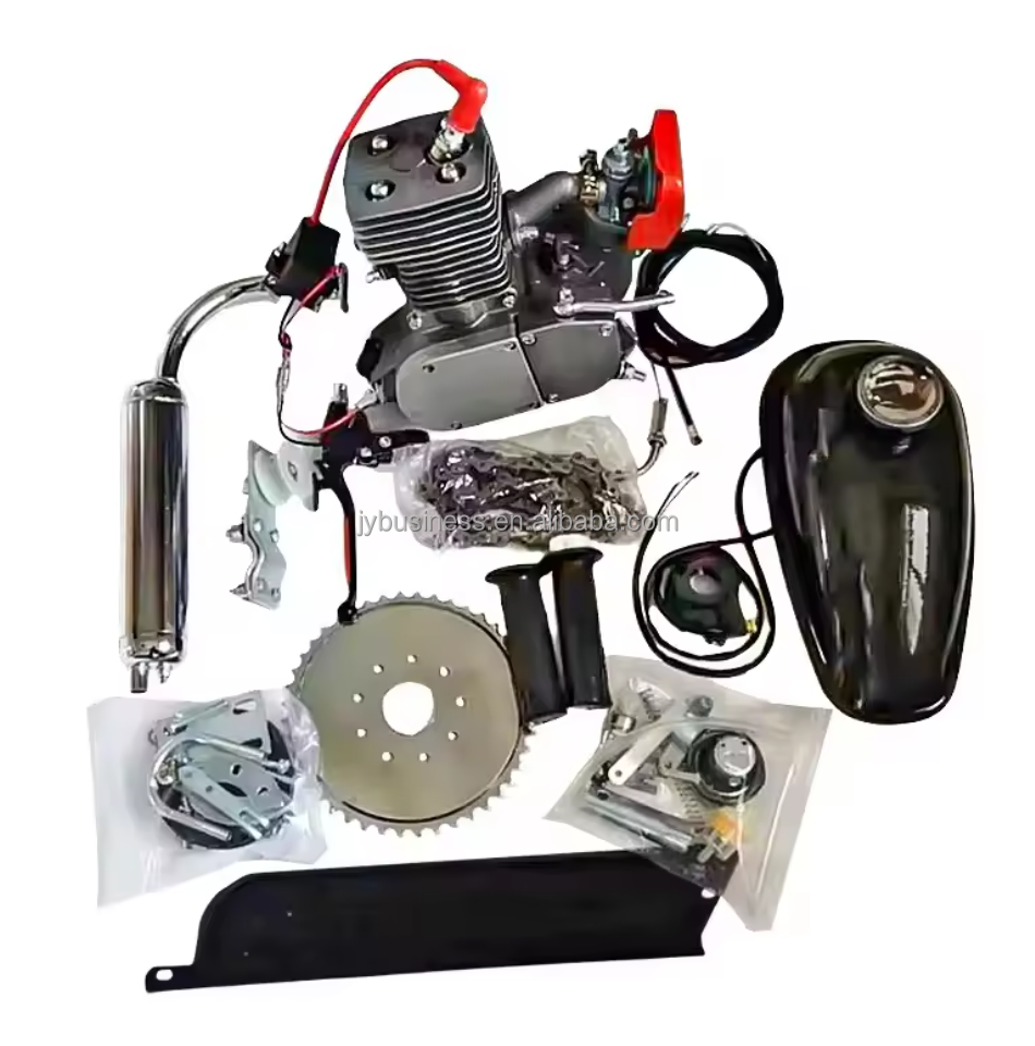 100cc 2-Stroke Bicycle Gasoline Engine Air-Cooled Motor Kit For Motorized Bike E - Foto 2