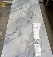 Panneau mural en PVC marbré, fabricant, UV 1220*2440*3mm, écologique, pour usage en appartement
