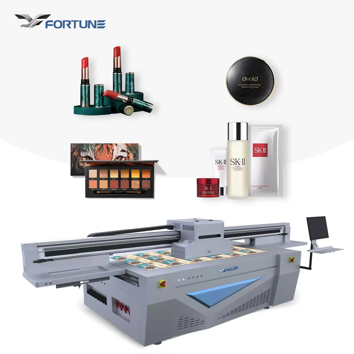 Chinese Top Uv-Drukmachine G5 Goede Kwaliteit Met High-Tech En Multifunctionele 2513 UV Flatbed Printer