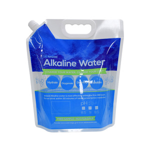 Sac à eau alcaline pliable de 5 L en plastique de qualité alimentaire sans BPA avec bec verseur d'angle - Product Image 1