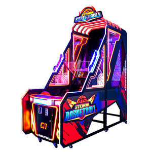 Machine d'arcade de basketball électronique avec système de pointage, fonctionnement à pièces, équipement sportif, affichage du classement, construction métallique - Product Image 3