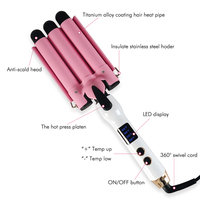 Fer à boucler professionnel électrique à 3 barils pour ondulations et boucles – Idéal pour le dropshipping