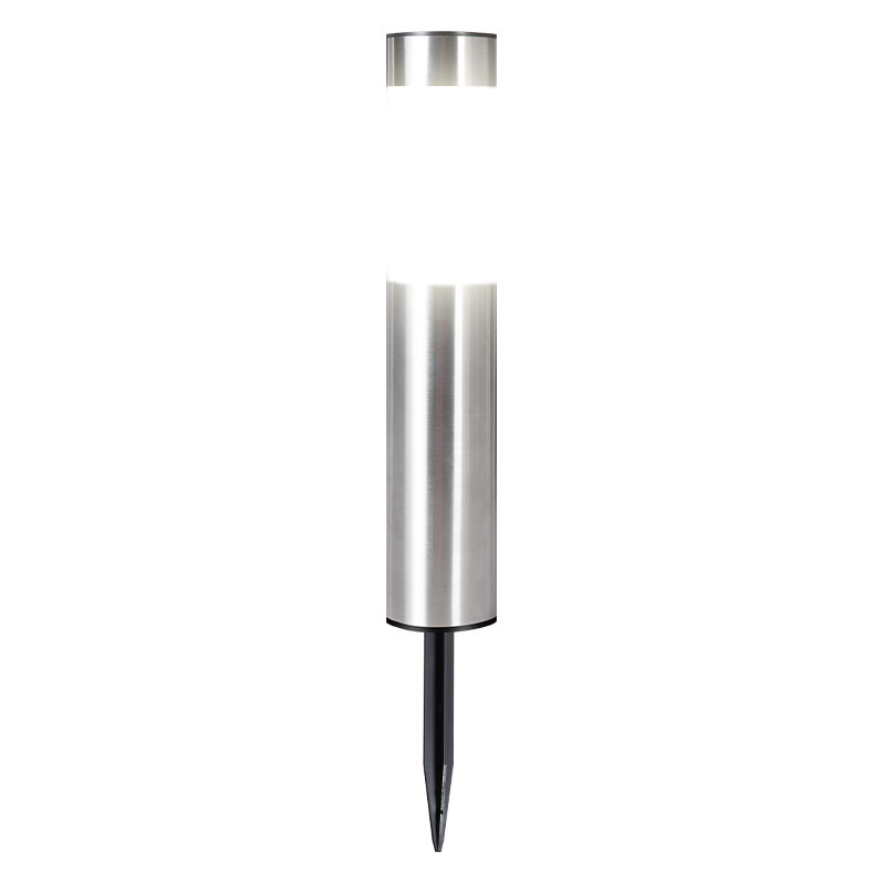 Outdoor Solar Powered IP65 Waterproof Stainless Steel Chinese Style Garden Lamp for Landscape Path Yard Backyard Walkway Decor