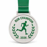 Médaille personnalisée de haute qualité plaquée or épais, design sur mesure du fabricant, récompense de compétition de course, forme de fleur pyramidale en métal