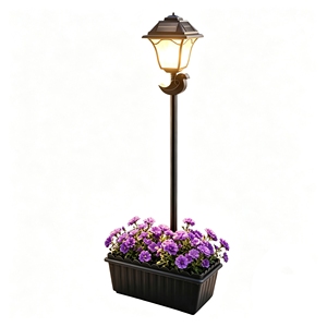 Lampada Solare da Giardino Super Luminosa IP65 Impermeabile Resistente al Calore e alla Neve <span class=keywords><strong>per</strong></span> Decorazione Esterna di Patio e Giardino - Product Image 1