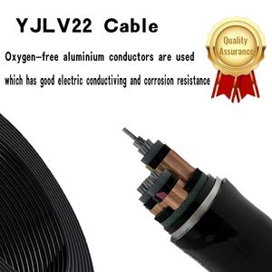Yjlv22 tiêu chuẩn quốc gia Ba lõi chôn trung bình điện áp cao dây cáp nhôm lõi bọc thép 8.7/15KV PVC dùng trong công nghiệp - Product Image 2