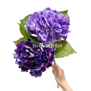 Hydrangea artificielle Secret Garden 50cm 165 pétales blanc et vert pour décoration de mariage - Product Image 4