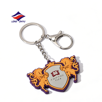 Longzhiyu, fabricant de porte-clés personnalisés depuis 20 ans, porte-clés en PVC 2D en forme de personnage animal, porte-clés en silicone mignon