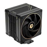 ID-COOLING Frost 410 Black Gold Edition, refroidisseur de processeur pour ordinateur, dissipateur thermique en plastique, refroidissement par air, roulement fluide silencieux 29,9 dBA