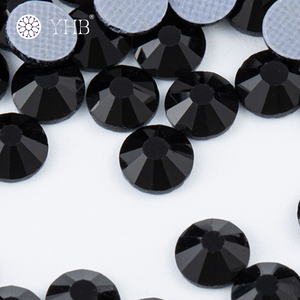 Стразы для термоклеевого крепления, размеры SS0-SS48, разные размеры, плоские, горячая продажа - Product Image 1