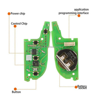 Control remoto universal con cable Xhorse XKKF21EN serie XK, 3 botones, tipo plegable, compatible con VVDI2/VVDI Mini/Key Tool Max - Product Image 2
