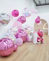 Ballons gonflables géants irisés et brillants pour événements en extérieur – Grandes boules colorées et lisses à prix abordable