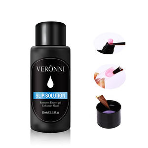Gel de construction pour extensions d'ongles VERONNI, <span class=keywords><strong>solution</strong></span> liquide antidérapante, 35 ml - Product Image 4