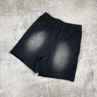 Shorts en maille personnalisés en coton pour la gym, la course, l'entraînement, style baggy vintage streetwear