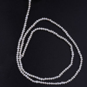 2-2,5mm weiße Kartoffel form Natürliche Süßwasser perlen perlen für die Schmuck herstellung - Product Image 4