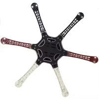 Kit de Châssis de Drone Hexacoptère FPV avec Plaque de Base en Plastique et Métal de Haute Qualité, Personnalisation en Gros