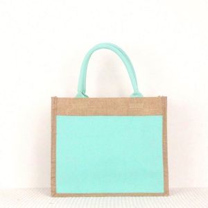 Nueva Bolsa de Yute Promocional Personalizada con el Logotipo de su Empresa, para Compras, de Verano, con Asas - Product Image 3