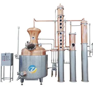 Destilador de alcohol para whisky, equipo de producción de vino, evaporador rotativo