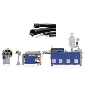 High Speed Vacuum Forming Machine Plastic Pipe Extruder Single Wall Electric Conduit Flexible Corrugated Pipe Making Machine