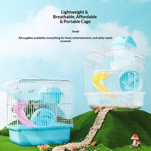 Grande cage pour hamster 47 - Kit complet de luxe pour hamster syrien - Fournitures pour petite maison d'animaux - Product Image 5