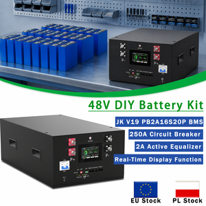 กล่องแบตเตอรี่จากคลังสินค้าโปแลนด์ พร้อม JK BMS และจอ LCD สำหรับแบตเตอรี่แบบแท่งปริซึม 16S48V 280Ah 314Ah ระบบโซลาร์เซลล์ DIY - Product Image 4