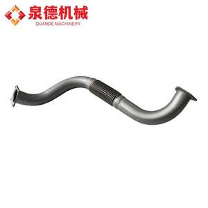 Stainless Exhaust Pipe for GAC Hino Euro IV <b>Concrete</b> <b>Mixer</b> <b>Truck</b> Front Dual Axle Bellows 17401-E0S00 Compatible Abarth Model - Product Image 1