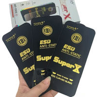 Protection d'écran antistatique Mobile Super X en verre ESD, accessoires téléphoniques pour iPhone 17, protections d'écran pour Redmi Samsung