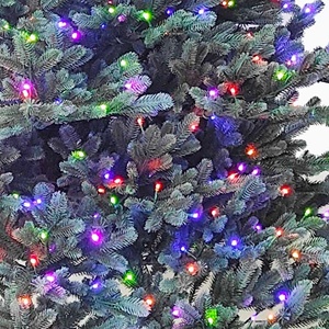 Arbre de Noël Artificiel Articulé de Luxe (5-10 pieds) OEM/ODM d'Usine, Pré-Éclairé avec Lumières LED Chaudes, Matériau Ignifuge Premium, Service Personnalisé - Product Image 4