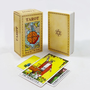 Toptan üretim yapımı klasik <span class=keywords><strong>Tarot</strong></span> kartları tam renkli baskı melek orijinal <span class=keywords><strong>Tarot</strong></span> güverte ile rehber - Product Image 5