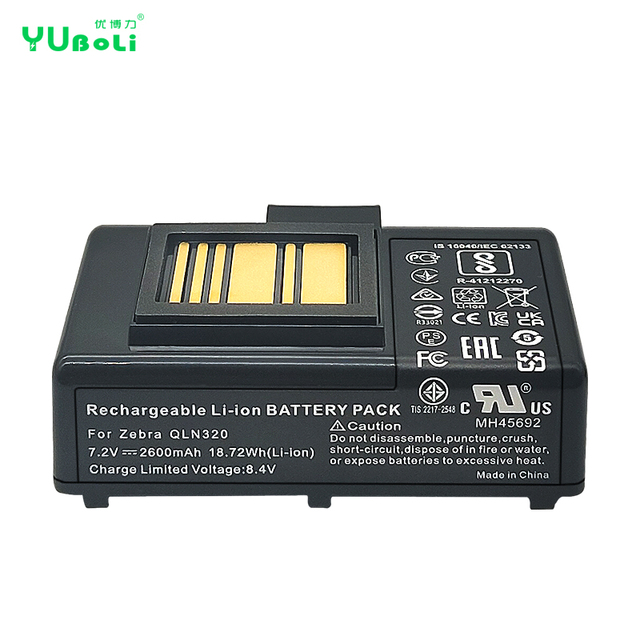 2600mAh 7.2V Battery Pack Replacement for Zebra QLn220/QLn320/Zr638/Zq520/ZQ500/ZQ510 Printers-in Stock