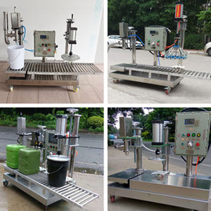 Máquina de llenado de tinta y pintura semiautomática de alta viscosidad, máquina de llenado de aceite semiautomática - Product Image 3