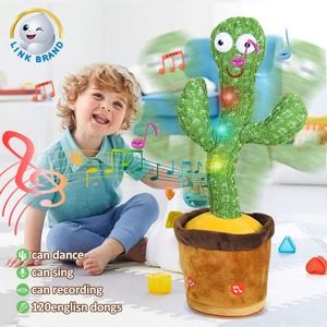 Juguete de Cactus Cantante y Bailarín OEM, Juguete de Peluche Electrónico con Grabación, Juguete de Peluche de Cactus Bailarín Eléctrico - Product Image 4