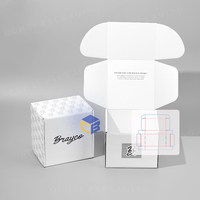 Mini boîte de papier de carton ondulé pliable personnalisée Emballage de produit écologique Petites boîtes pour paquet cadeau