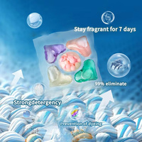 Capsules de lessive hypoallergéniques Protection des couleurs Dosettes de détergent à lessive satinées à haute efficacité pour peaux sensibles