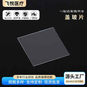 Feiyue Cover Glass 24x24mm Transparent Rectangle <b>Microscope</b> Slide Coverslips For Laboratory Use - Product Image 3